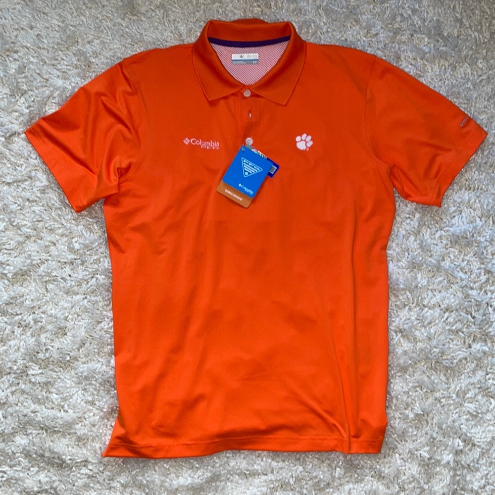 Unisex/ Columbia LSU Polo shirt (size :S/new with tags)